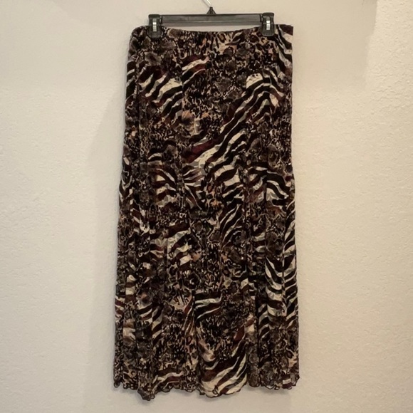 Chico’s Animal Print Maxi Skirt - Picture 2 of 7